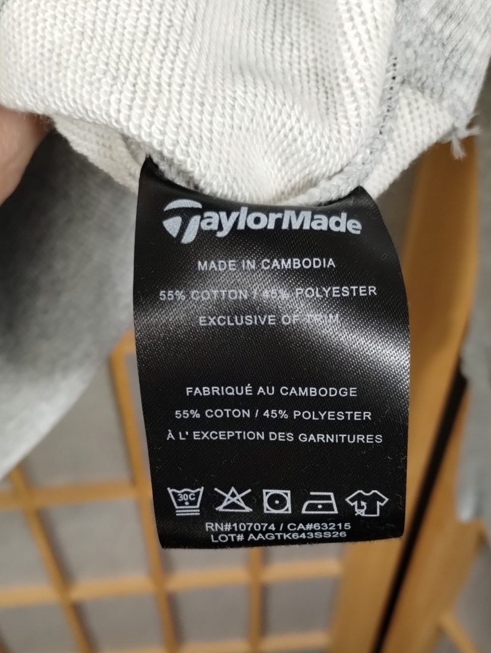 TaylorMade Twilight Collegiate Hoodie Heather Grey Size S NWT - Picture 10 of 14